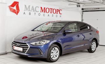 Hyundai Elantra 2018 Синий металлик